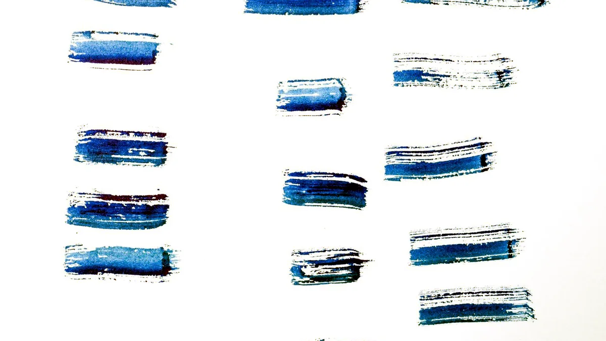 Brush marks made by hand, before anyone digitised them.