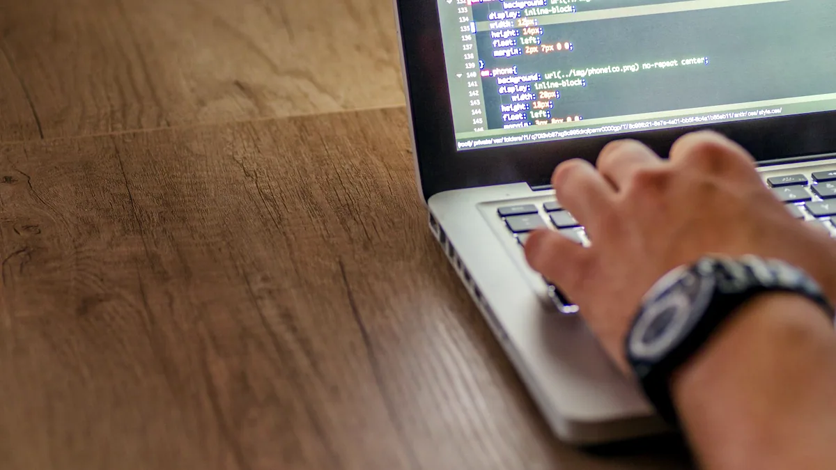 A working desk with software that cost nothing.