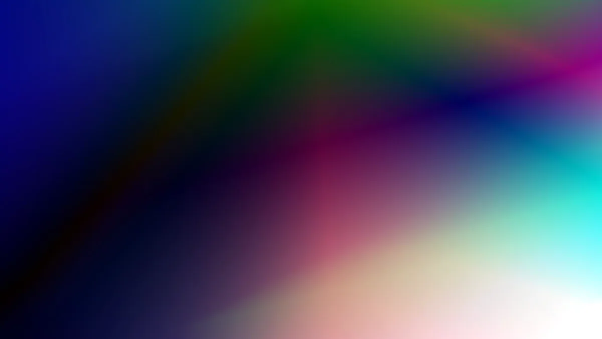 A smooth transition between two colours.
